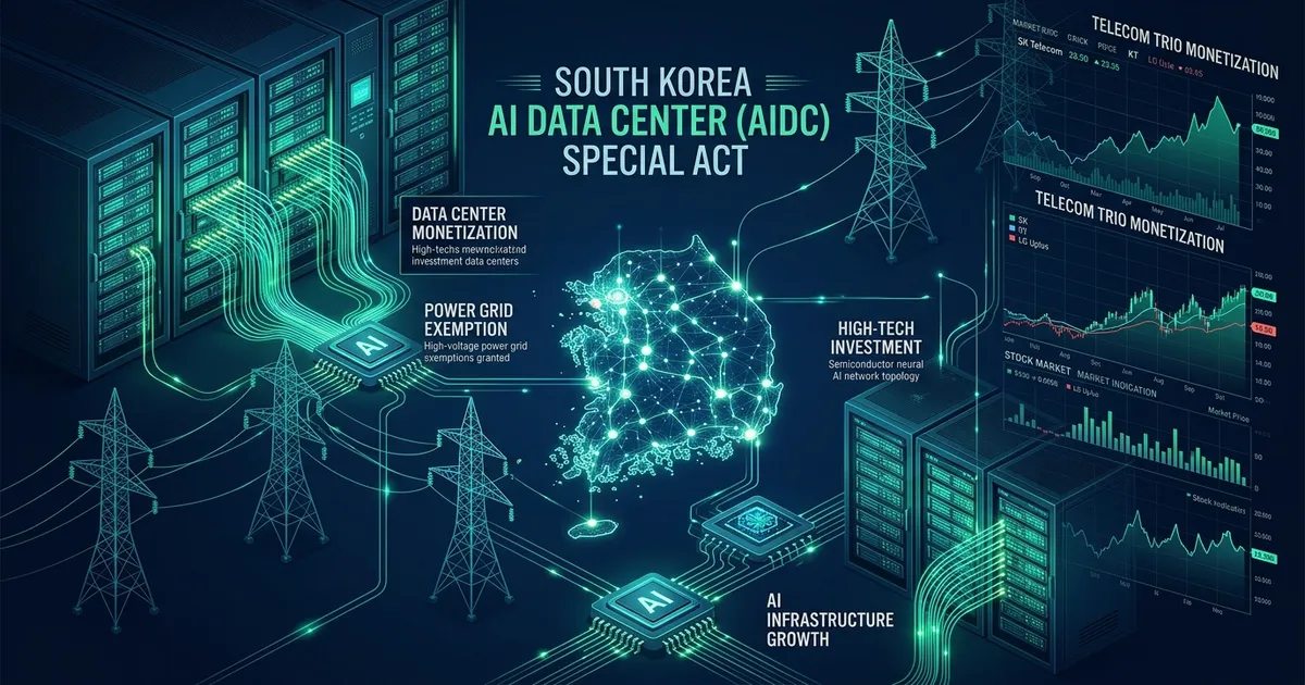AIDC 특별법 통과되면 통신 3사 주가는 어떻게 될까? 유안타증권 비수도권 전력계통 면제와 SKT·KT·LGU+ 데이터센터 수혜 분석