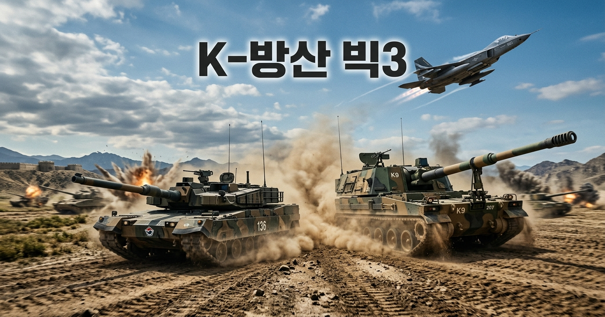 K-방산 빅3 역대급 목표가 제시, 한화에어로 155만 원·현대로템·KAI의 글로벌 영토 확장