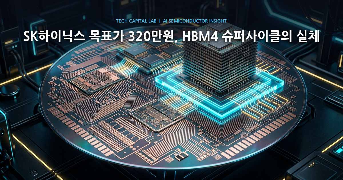SK하이닉스 목표가 320만원, HBM4 품질 논란과 노이즈 뒤에 숨겨진 실체